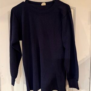 Men's Navy Long Sleeve Shirt